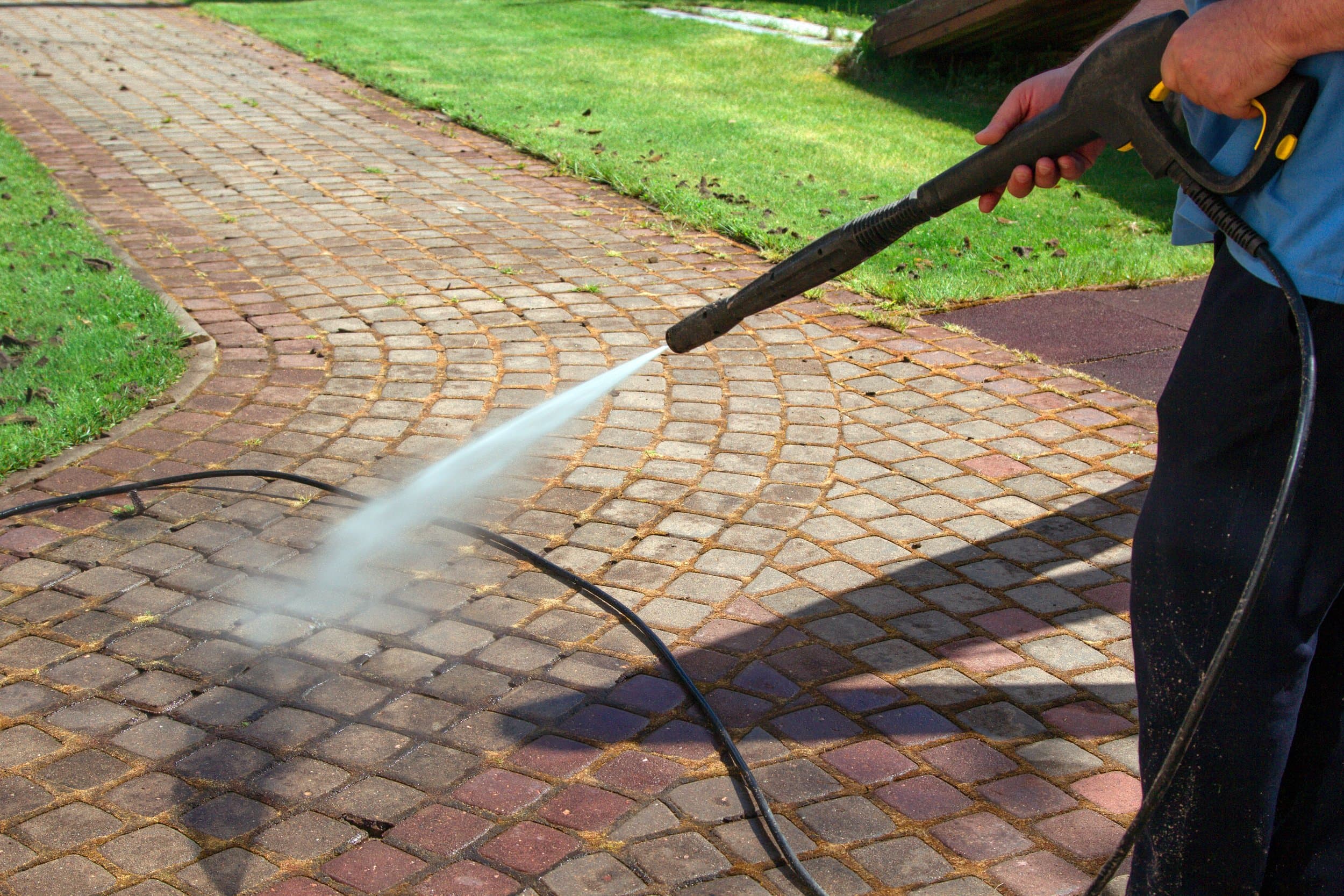 Paver Restoration in Crystal Lake, IL — Cleaning, re-leveling, polymeric re-sanding, and sealing — bringing tired pavers back to life.